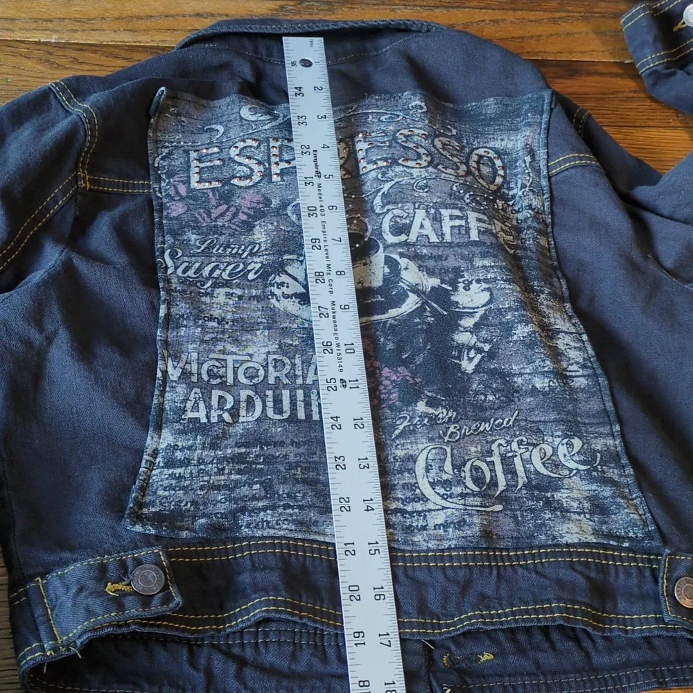 Coffee jean jacket - Picture 6 of 6